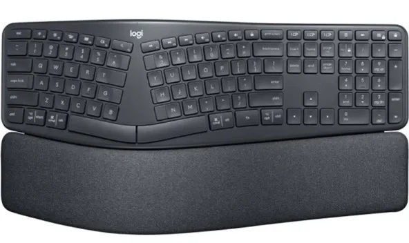 The Logitech split keyboard